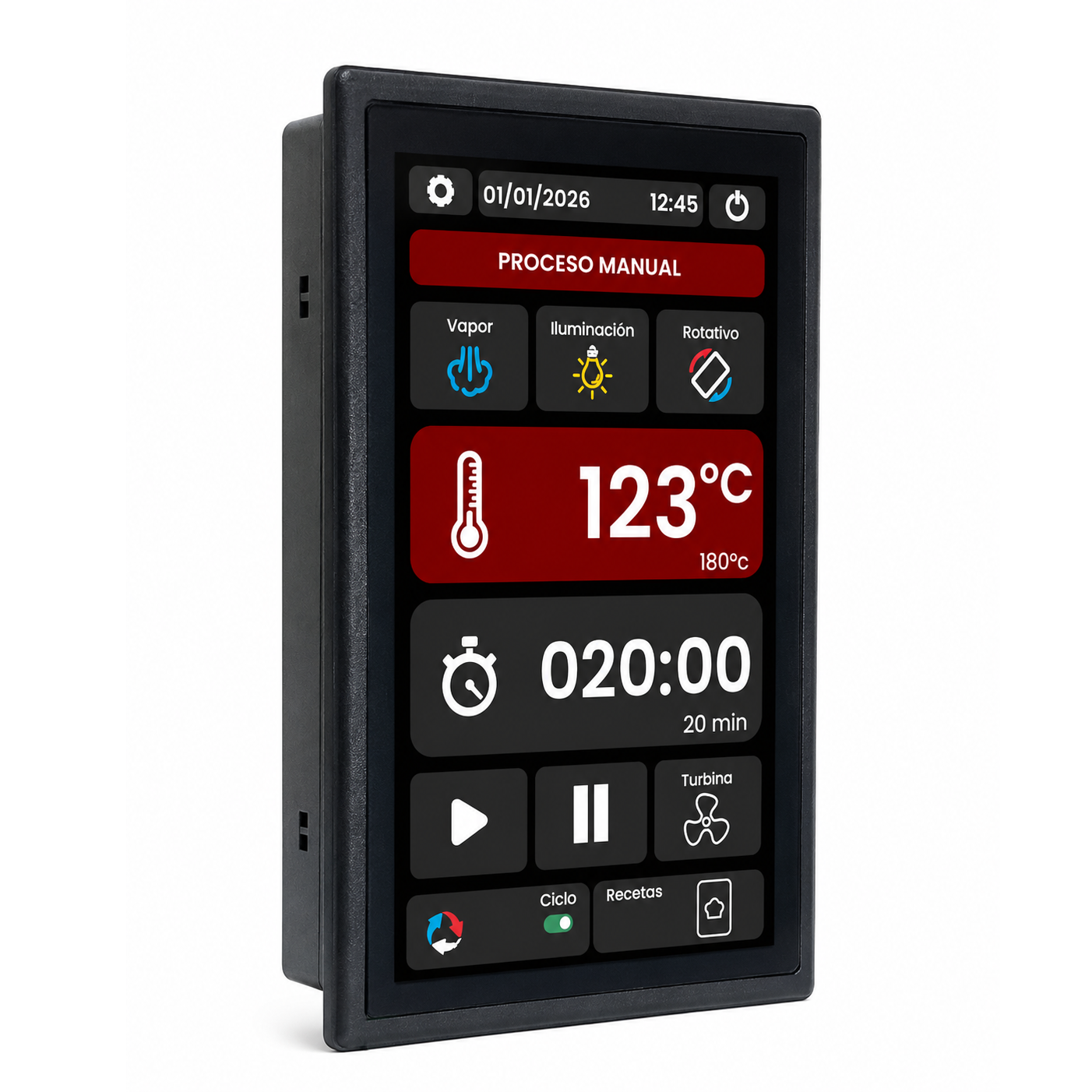 INV1090-1 CONTROL TEMPERATURA Y TIEMPO TACTIL INV-502.05 - Image 1