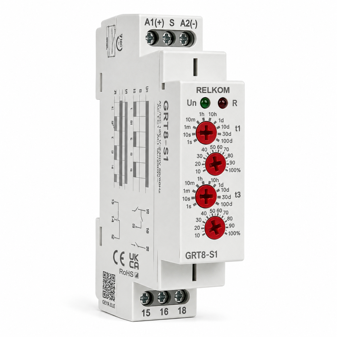 TEMPORIZADOR CICLICO ASIMETRICO GRT8-S1